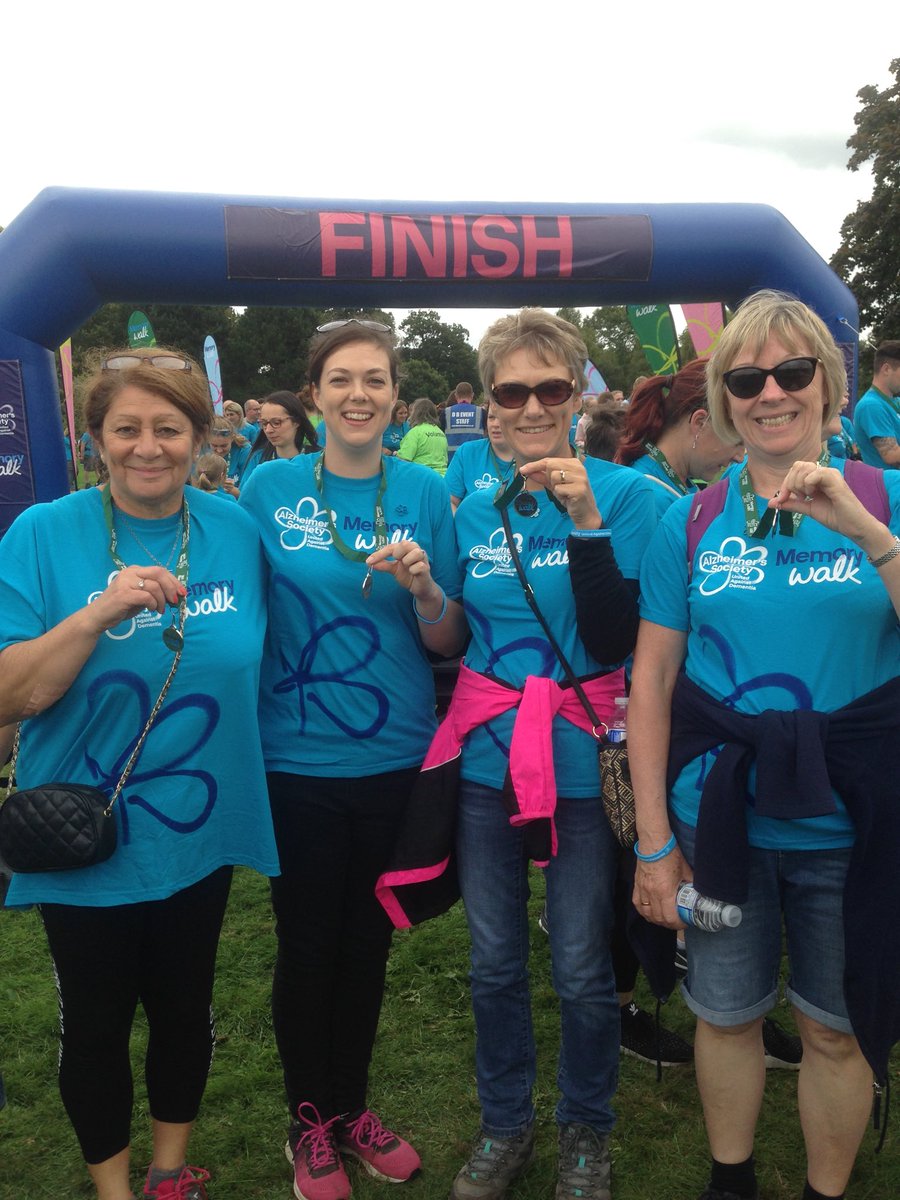 mg_homes's tweet photo. Our Activities Coordinator and relatives walked the Maidstone Memory Walk this morning for the Alzheimer’s Society. We walked for family members, residents and all those who have been affected by dementia. 
#MemoryWalk #AlzhiemersSociety #UnitedAgainstDementia #LovedOnes https://t.co/7C51rpLkrU