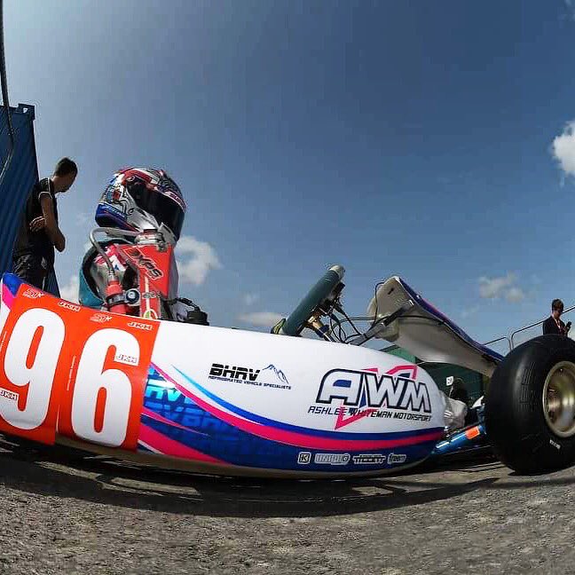 AwmMotorsport's tweet photo. AWM Junior Max driver @harrycollings_ on the grid at Rissington S1. A frustrating weekend after many ups and downs but a strong effort and showing potential after his first time at the track! #awmmotorsport #awm #karting #rotax #juniormax #s1 #karts #unipro #kosmic #otk https://t.co/rbAqAvTygI