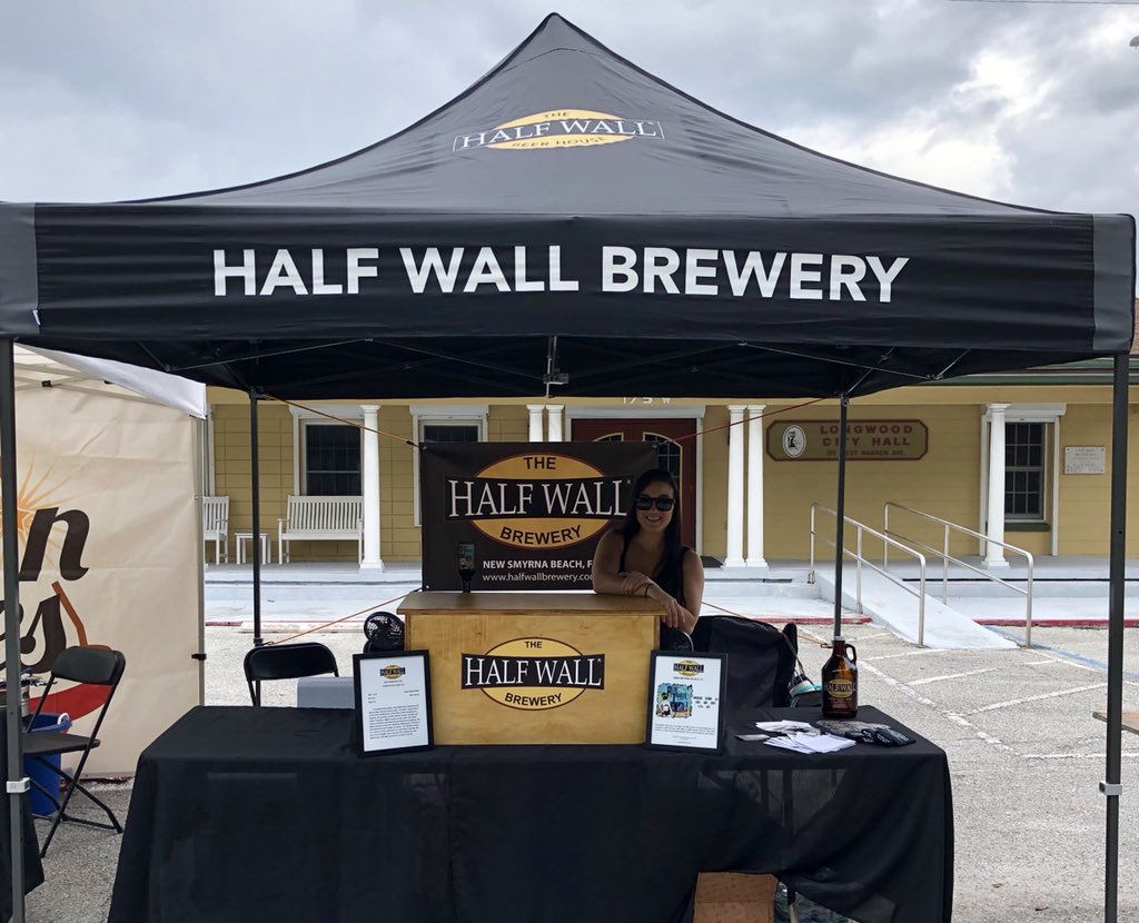 HalfWallBrewery's tweet photo. Proudly serving up Smoked Honey Amber Ale at this awesome event! https://t.co/Q7PnRL5ZqB
