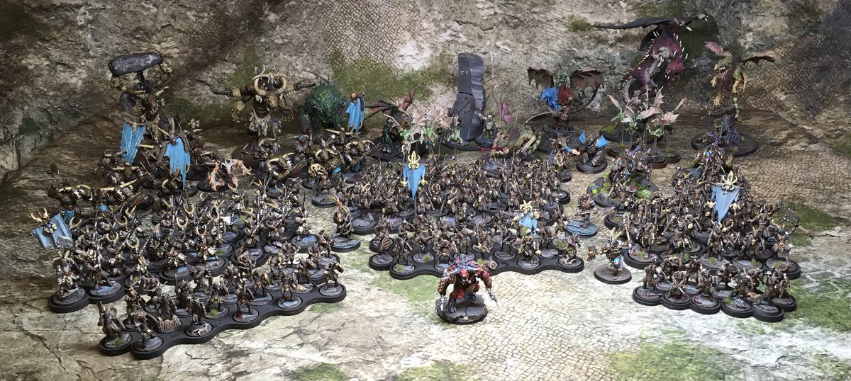 mojgorox's tweet photo. In excitement of Beasts of Chaos battletome, I finally got around to getting photos of the whole herd! This is everything I have painted so far.. expecting a lot more additions in the coming months. #MojgoroxsHerd #BoC #Brayherd #Warherd https://t.co/hDi40LmhmO