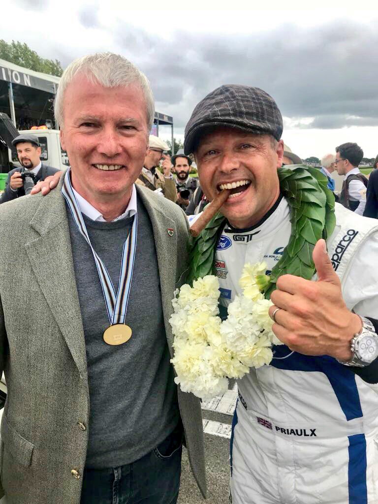 SoperSteve's tweet photo. Fantastic race today with my teammate @andypriaulx winning!!Pressure is on for my race tomorrow 🤪 #GoodwoodRevival #StMarysTrophy #LotusCortina https://t.co/pgGAB3xLsk