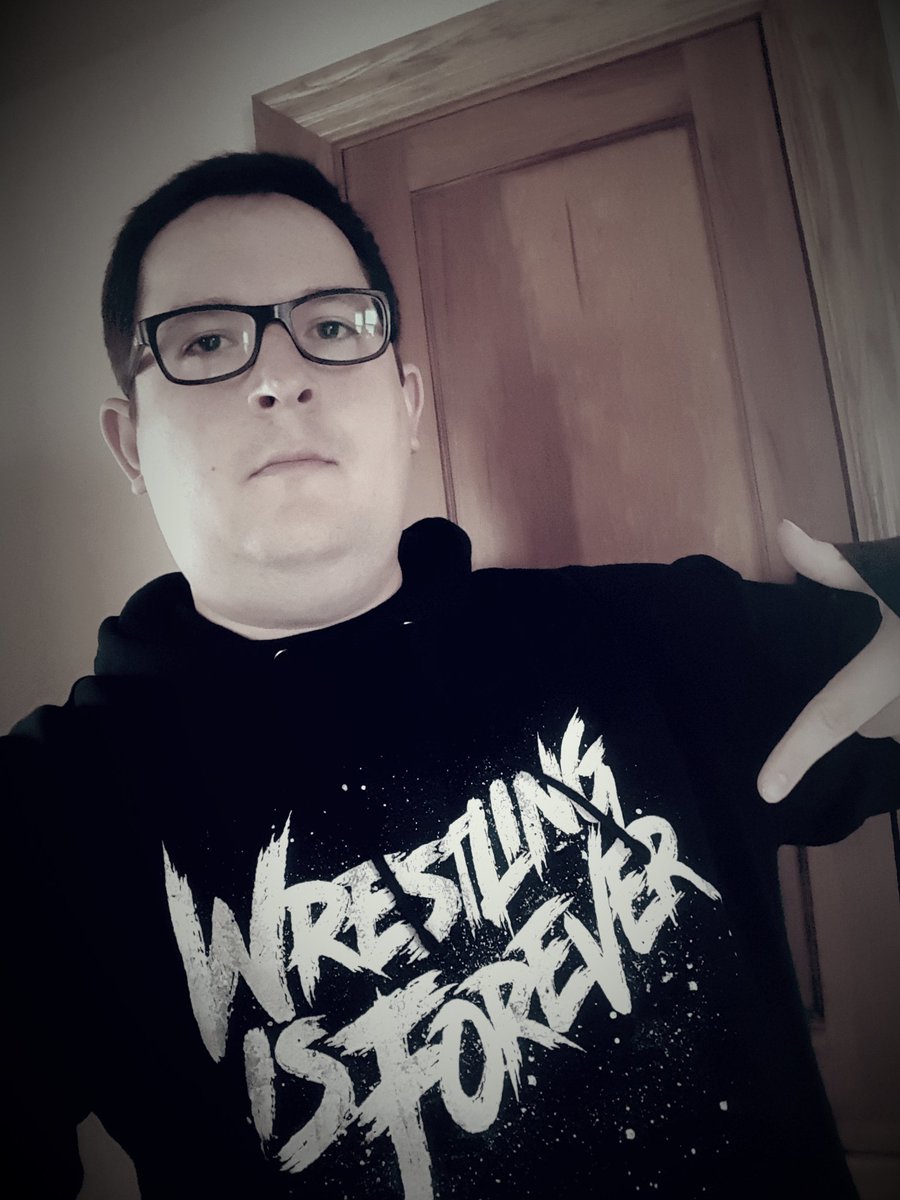 JCADAMS24's tweet photo. Thanks @MDoggMattCross for hooking me up with a #wrestlingisforever hoodie!! https://t.co/NdMfGqBGqy