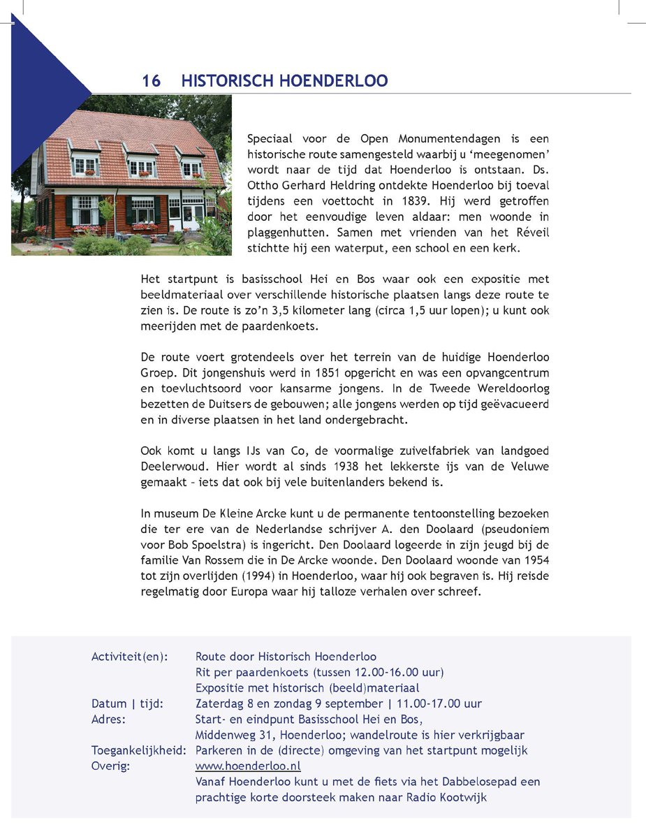 hoenderloo's tweet photo. Zaterdag en zondag open monumentendagen
https://t.co/UemVciPuHj #hoenderloo https://t.co/OvSqzoTULQ