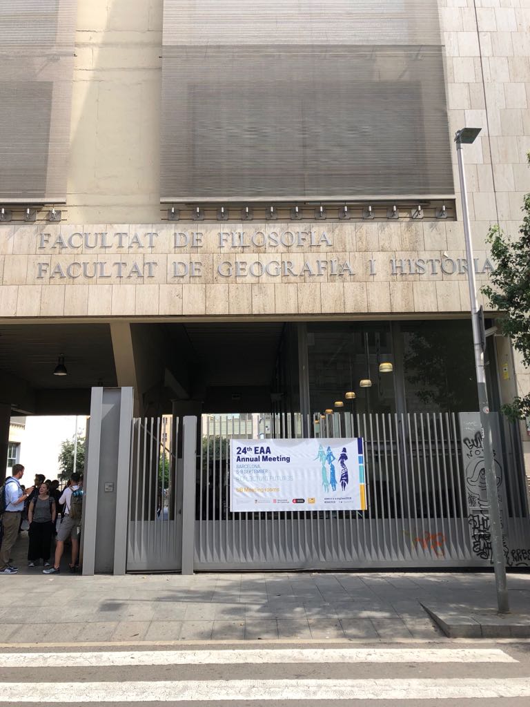 Calafell_Hist's tweet photo. Interesting presentations this afternoon on what we can learn from #experimentalarchaeology in #EAA2018 meeting #s199 where we have participated with a lecture about #ciutadellaibèrica of #Calafell #ReflectingFutures #archaeology https://t.co/yhURclBjPp