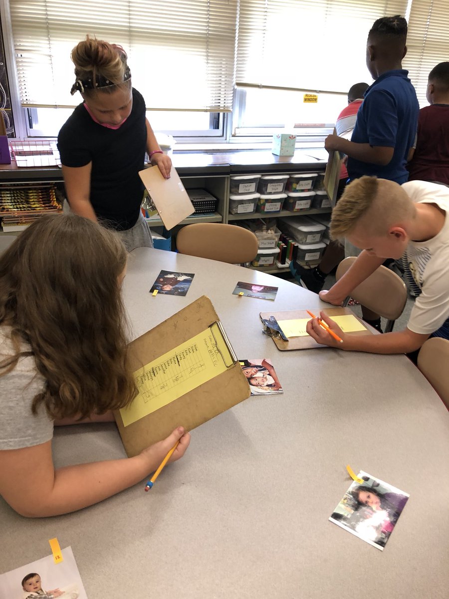 Can you guess your classmates as a baby?! I always love this activity to start the school year off! #GCPride <a href="/Brasserway/">Florence Brasser Elementary</a>