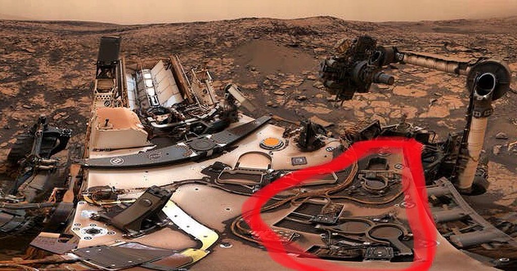 Mark Rober on Twitter "In this recent selfie from the Curiosity Rover