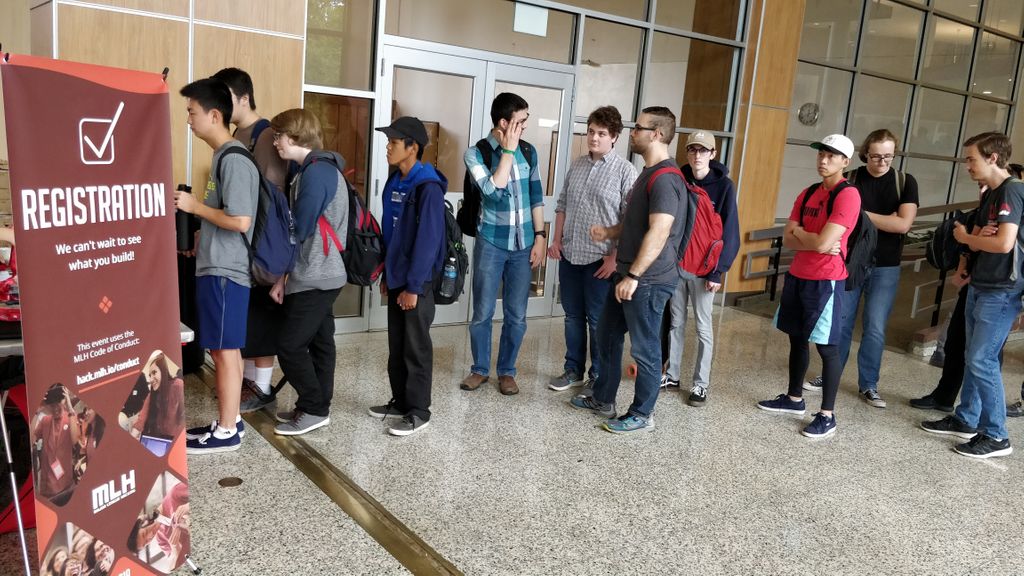 MLHacks's tweet photo. We're off to a great start at HackTheU! Look at all these hackers! #HackTheU @HackTheUU https://t.co/XnioNhK9yu