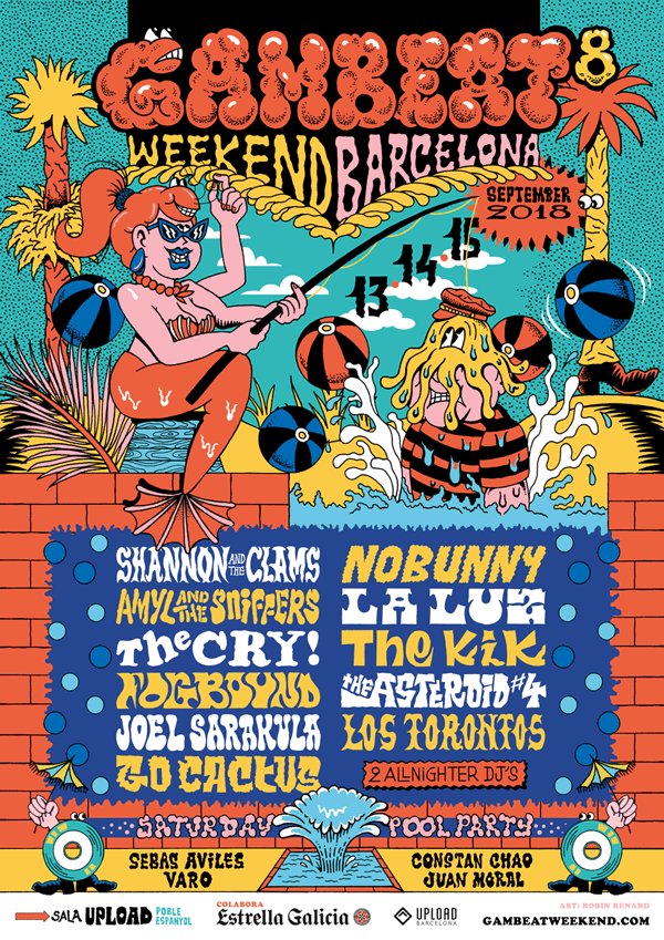 DavidMakingTime's tweet photo. Hoy en Fanzine Making Time, un vistazo al Gambeat Weekend 2018 que se celebrará en Barcelona los días 13, 14 y 15 de septiembre! #Gambeat #garage #freakbeat #psychedelic #punk https://t.co/VtR37jnUir https://t.co/uIr66kawLG