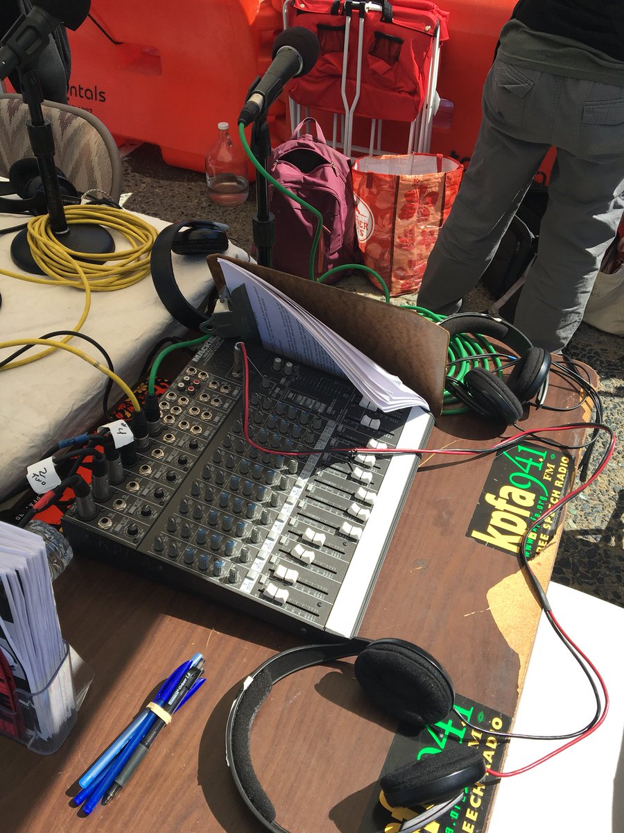 firstvoicemedia's tweet photo. Getting ready to setup #climatesf https://t.co/GmQnwgL7H9