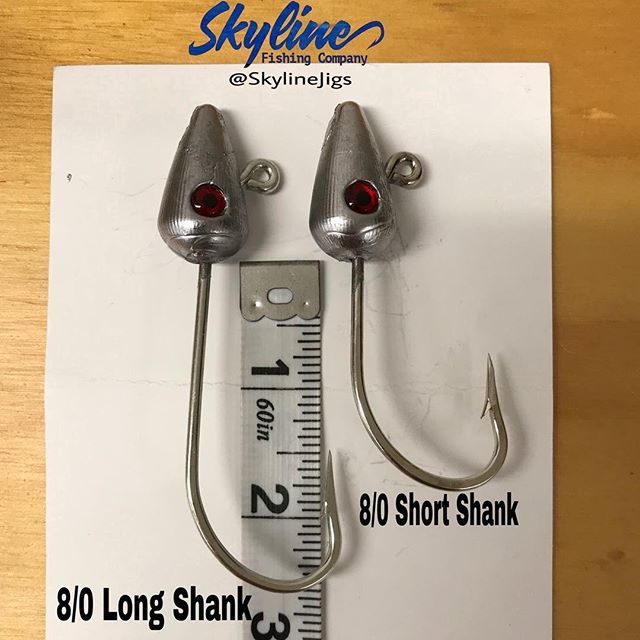 skylinejigs's tweet photo. The "Skyline Arrow Jig Head” features 3D eyes and a 2X strong 8/0 hook available in your choice of Long or Short shank. 1/2oz, 3/4oz, 1oz, 1.5oz, 2oz and 2.5oz weight options. Perfect for swim baits and soft plastics and so many other applications . All … https://t.co/8Ub3Ck4uqL https://t.co/wAS0W61x1e