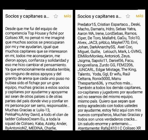 simplemente, Gracias a muchos capitanes y socios como <a href="/CrisEspartaco/">Cristian Espartaco</a> , @Yoda_Coliseo , <a href="/AzakyCR/">SK Azaky</a>, <a href="/AlvexGFX/">Alvex.💚</a>, @erwifucr_raul, @BaltaMichie06, <a href="/Predator1530/">Predator15</a>, @dxCipeRr, @Gkas_22, @ByAntonioNZ, @KB_ColiseoCream, @Alvaroramos__, y mas. Sin la ayuda de cada uno esto no fuera posible...