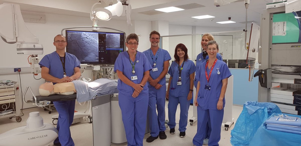 HelenHolmes7's tweet photo. Bit late .....but we all had a wonderful day showing one of our cath labs at #UHSOpenDay https://t.co/nu1tjow40H