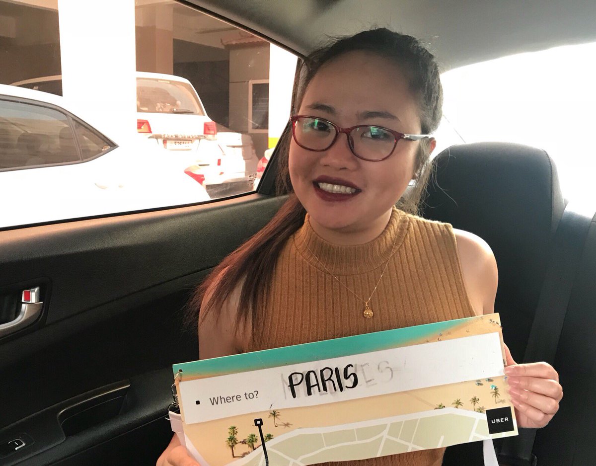 luvlyjo_11's tweet photo. Just looking at life in a positive way , way to #Paris🗼🤟🏻 😎😍 with my buddy @PHEEL0
With Uber, every destination is within reach.
@Uber_Qatar
#WhereToDoha https://t.co/zNaW2dh6Jf