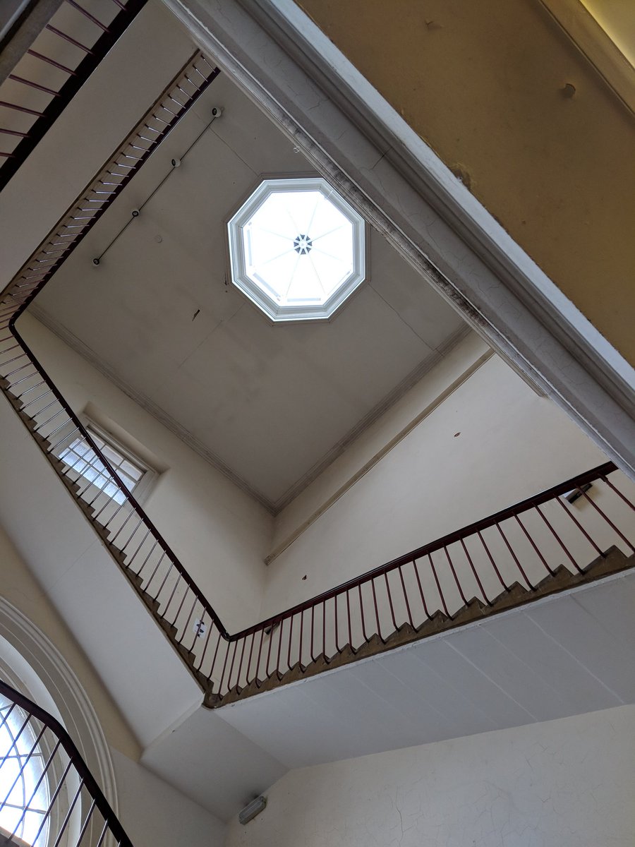 DavidTLowbridge's tweet photo. It was great to get inside a building usually locked to the public: the world's oldest surviving piece of monumental railway architecture. The Grade I Curzon Street station building (built in 1838) will sit alongside the new #hs2 station #hiddenbrum #hardhatselfie #neoclassical https://t.co/UvHuZ6XpKr