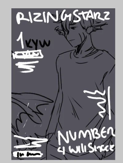 two wip magazine covers for bpro!! 
y-you guys wanted my wips ,,, didnt say they were goOD 