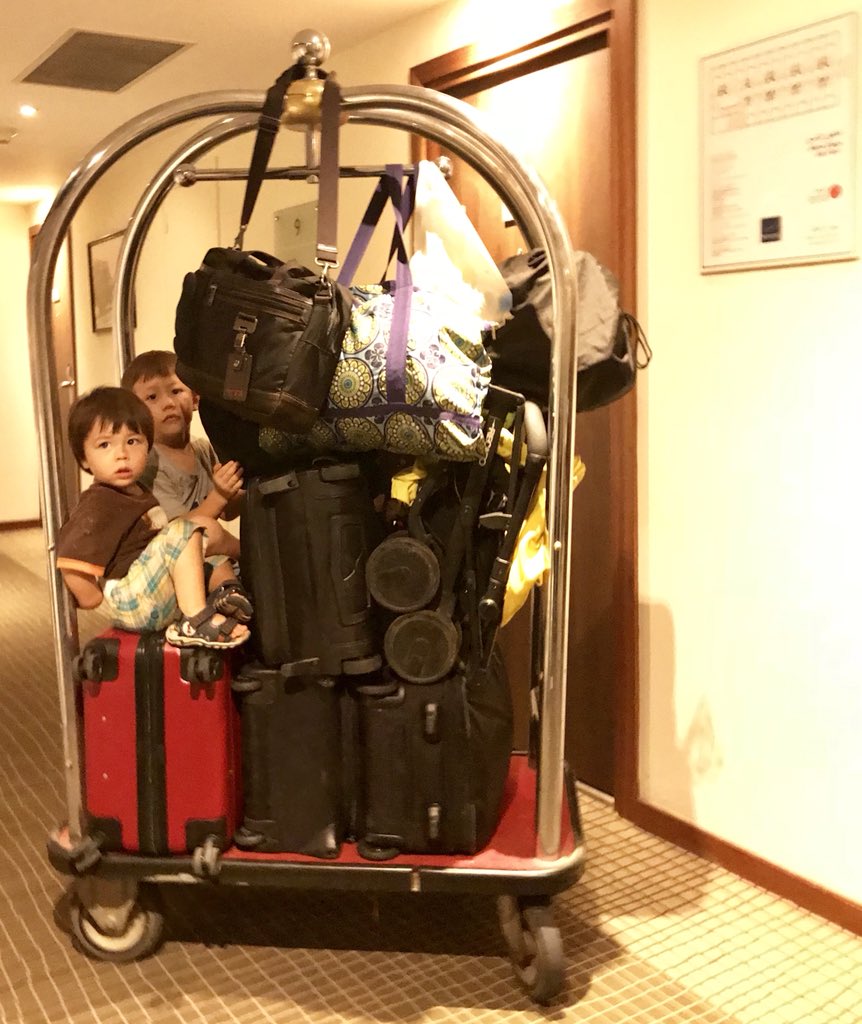 ImMichaelCannon's tweet image. This isn&apos;t quite what I mean when I say #packlight for travel. I can&apos;t wait for potty training to be over.