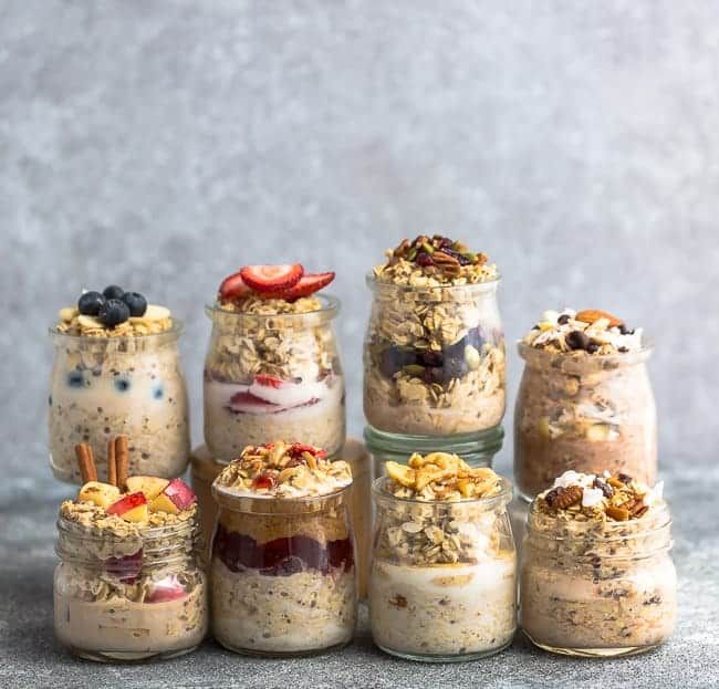 BadtotheBowl's tweet image. Best Overnight Oats - 8 Ways - Healthy &amp;amp; Easy for busy mornings! Perfect for weekend breakfast prep! #weekend #breakfastprep @LifemadeSweeter buff.ly/2t7eDqA
