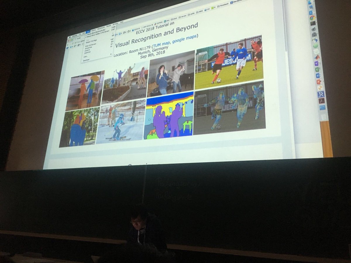 microblink's tweet photo. First day of #ECCV2018 started with Instance-level Visual Recognition tutorial. Great talks from #KaimingHe and @inkynumbers from @fb_research It's awesome that our research team is here to hear and discuss with the best people in the field.
#MachineLearning #computervision https://t.co/BqM1fKTEqu