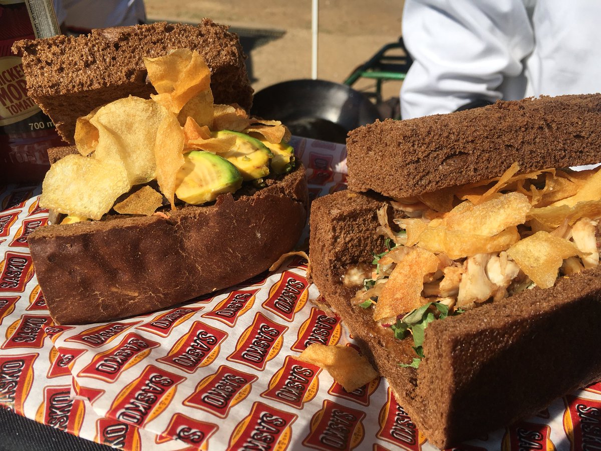 ShotLeft's tweet photo. Bathi it’s an organic Kota🤔 Anyway there’s all sorts of Kotas to try at the #SowetoKotaFestival AND lots of time to come and sign up with @FlightCentreRSA for the #FCstokvel Wozani! #ShotLeft #Travelweek #SouthAfricaonsale #FCstokvel https://t.co/JCqBRy6MiT