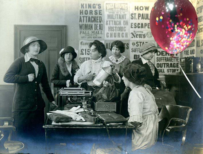 SadBalloonMovie's tweet photo. If @SadBalloonMovie had a time machine, it would go back and float in front of screenings of lost films, such as Britannia Films' "The Suffragette" (1913)

#TheSuffragette #BritanniaFilms #AgnesGlynne #JamesCardew @womanandsphere @LostSuffragetteMovieBalloon https://t.co/MndYXqZmCU