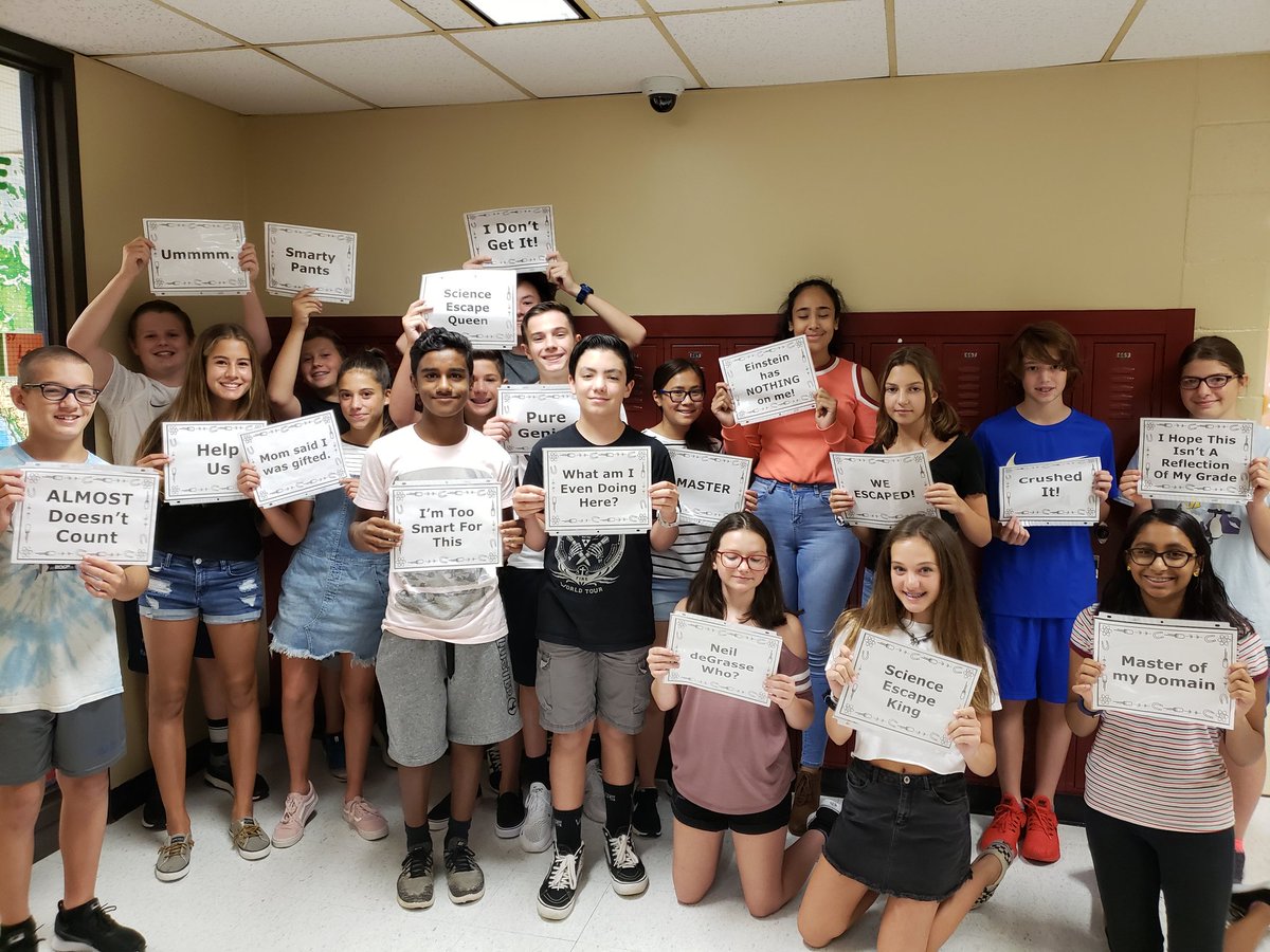 mrskinkela's tweet photo. Starting off the year right! Lab safety escape room ready! Can you break out? #spartans#sciencerocks #SpartanLegacy https://t.co/Zt2mBDr0id