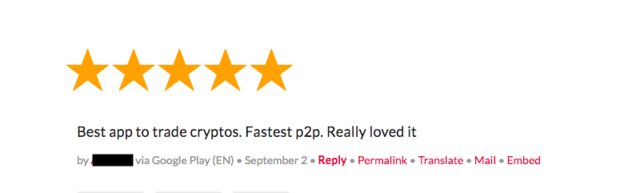 WazirXIndia's tweet image. Amazing reviews like these! Thank you! 💛#isupportcrypto