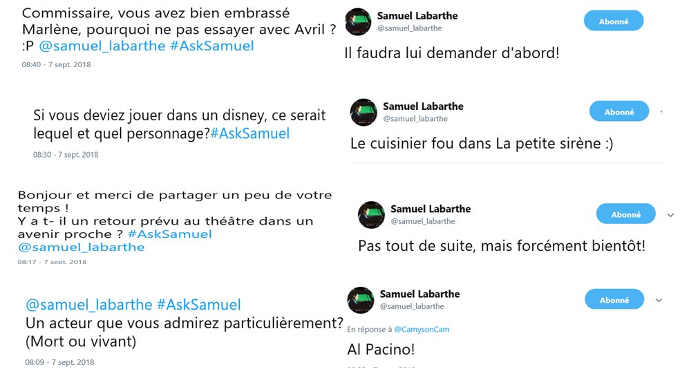 lespetitsfans's tweet photo. @MLaure_Loveart a rassemblé pour vous toutes les réponses du #AskSamuel !
PARTIE 1 https://t.co/RZUPIGO0Fb