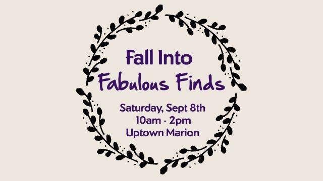 Shop Uptown Marion today and fall into some fabulous finds!! 🛍
