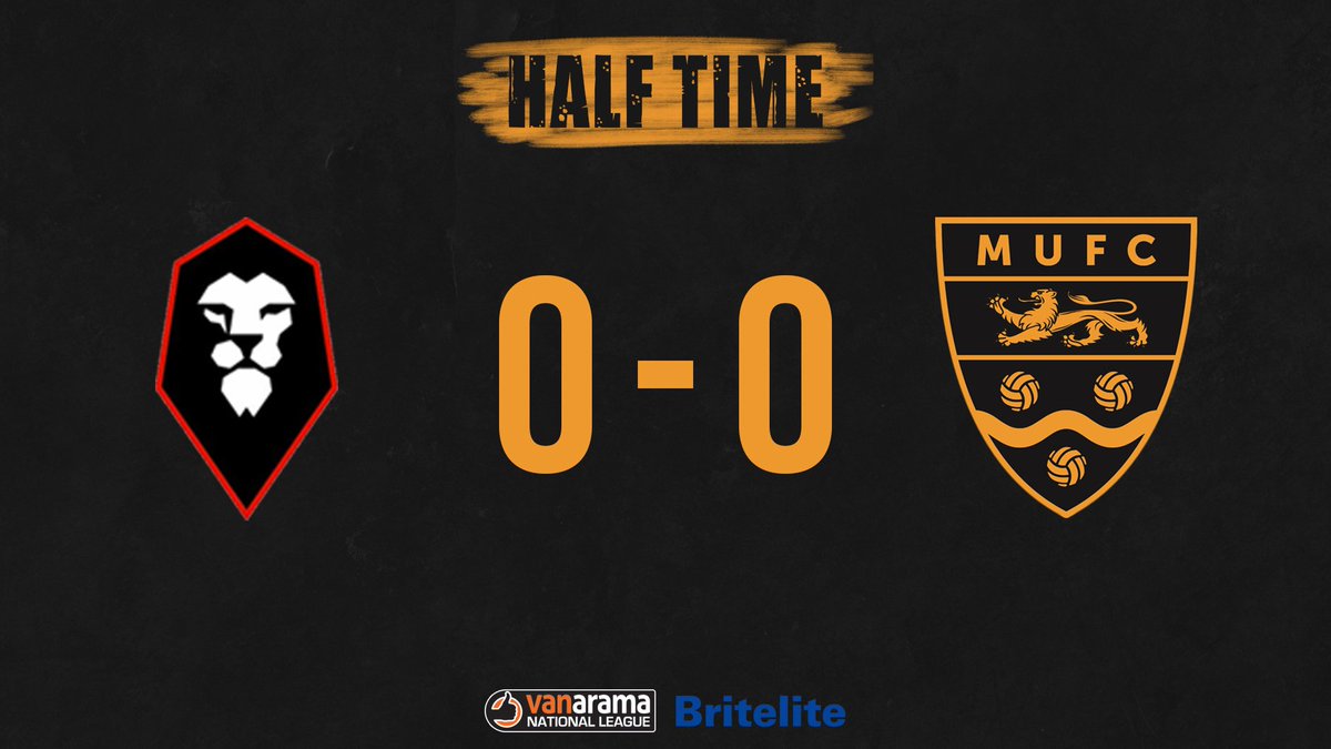 Salford City with almost all of the play, but the Stones back line has held firm for the first 45 minutes.