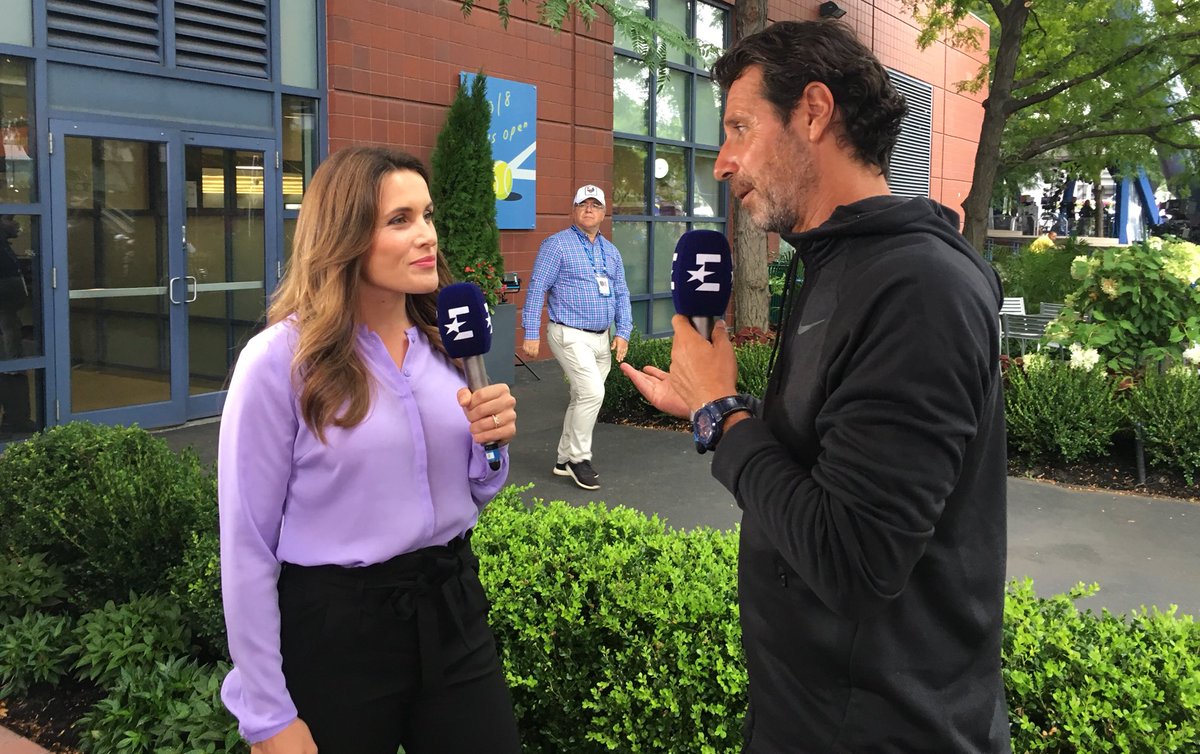 BirgitNoessing's tweet photo. @serenawilliams Coach Patrick #Mouratoglu vor dem Damen-Finale heute gegen @Naomi_Osaka_ : “I expect big boxing!” Mehr ab 21.45 Uhr bei @Eurosport_DE @usopen https://t.co/XqJqYrNkGj