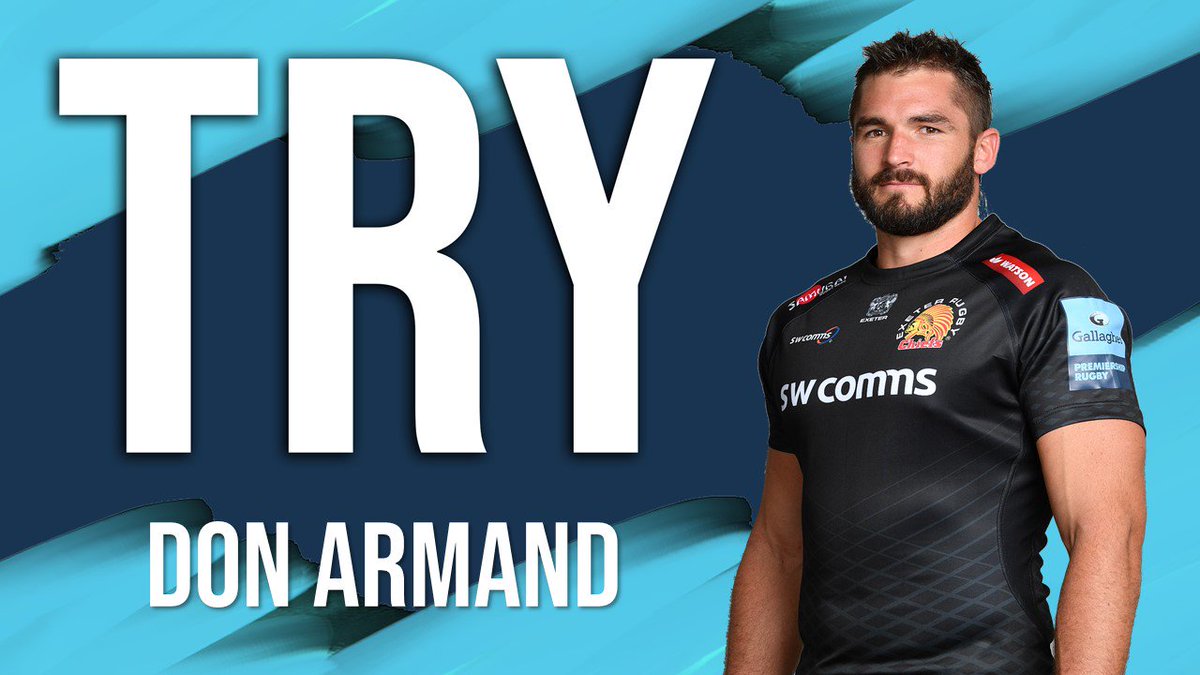 ExeterChiefs's tweet photo. 79 Try Chiefs about 25 phases for 30m out @don_armand scores from all of 1m,  Steenson converts

31-42
#WASvEXE https://t.co/qN0O8rIBN6