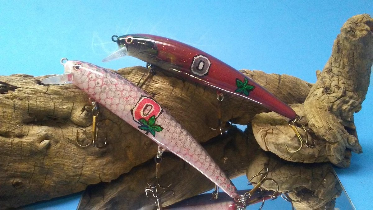 mschwarm75's tweet photo. Since its game day I figured I would show the great custom lures @MarTeaseLures made for me https://t.co/xjPqKyMArd