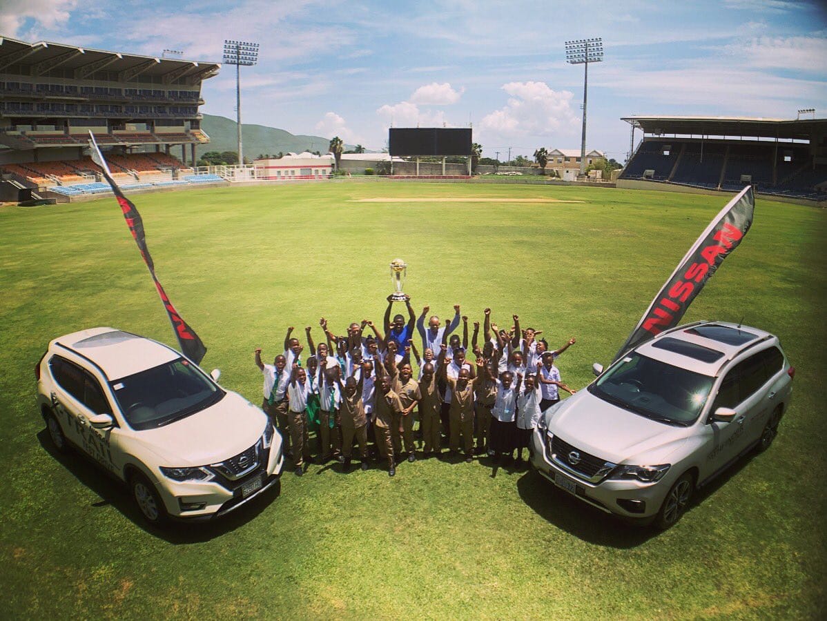 #CWCTrophyTour is still in Kingston - here's a wonderful scene from #SabinaPark - The #CWC2019 will be in the UK, May 30 to July 15.