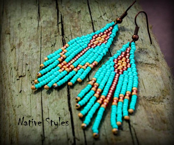 NativeStylesJew's tweet photo. 2.5"Turquoise Arrow Seed Bead Earrings~Cute Short Native Bead Woven Fringe~Turquoise Bohemian~Native Southwest Beaded~Tribal Bead Work BOHO Come Visit! #nativeseed #arrowseed #nativebead https://t.co/08DCTHKQNS https://t.co/LhEMFcLhFv