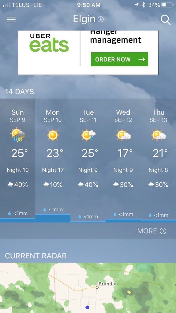 scott_perkin's tweet image. Pretty concrete forecast next week.  Chance of... no wait....sunn...10%... ummm...possibl....rai....clou.....ummmmm...ahhhhh.      Three things you can count on to be sketchy #Trudeau #cellcoverage #forecasts