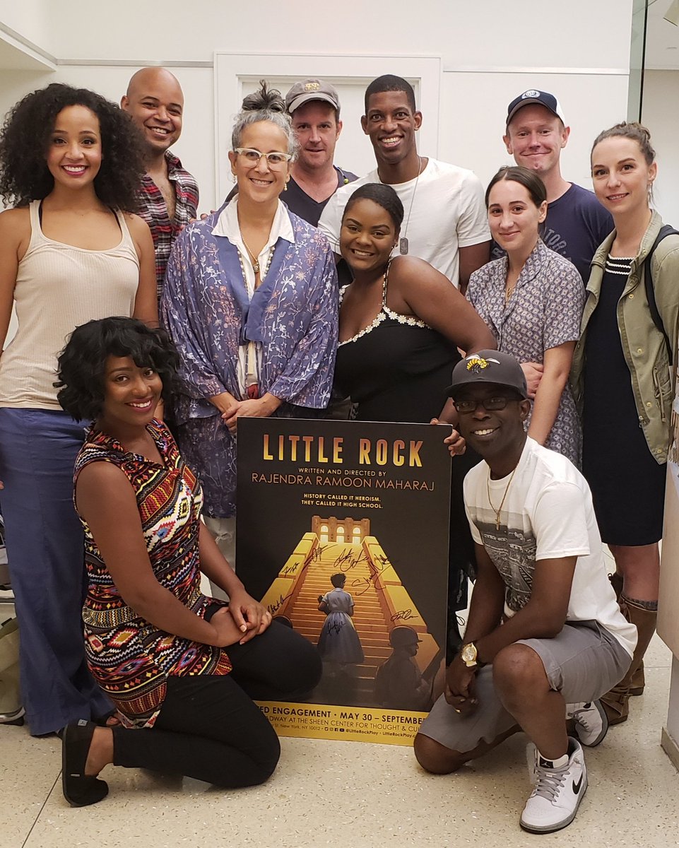 mediacherine's tweet photo. Gina Belafonte with the cast of .@LittleRockPlay @SheenCenter  Last chance to get tickets today to see this dynamic play. Use code: LRSUMMER18. You don't want to miss it. #theater #OffBroadway #LittleRock9 #HarveyButler #littlerockplay @WICG_Marketing @Tiffy_Lacel #wicg https://t.co/vDxkD4hs9e