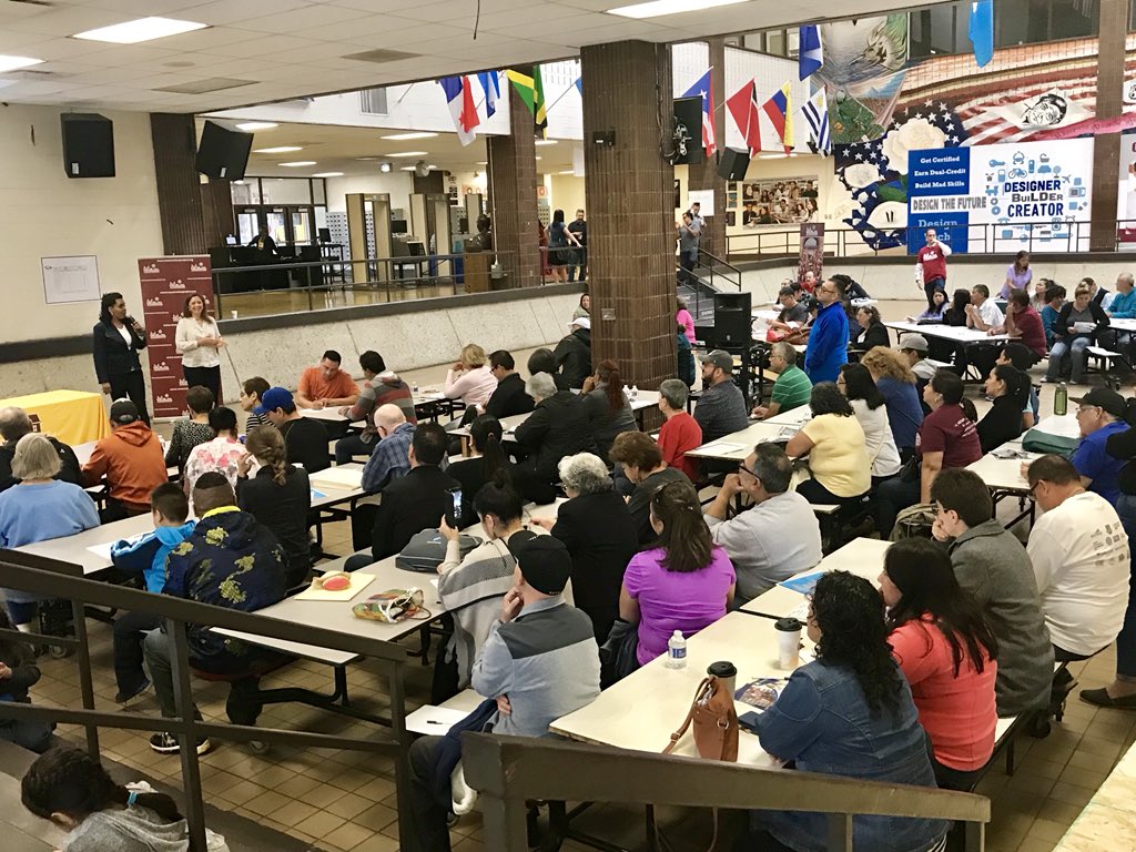 Great turnout at today’s Tax Assessment Appeal Workshop, part 1 of our Mi Hogar/My Home financial literacy campaign. #theresurrectionproject #cookcountyassessorsoffice