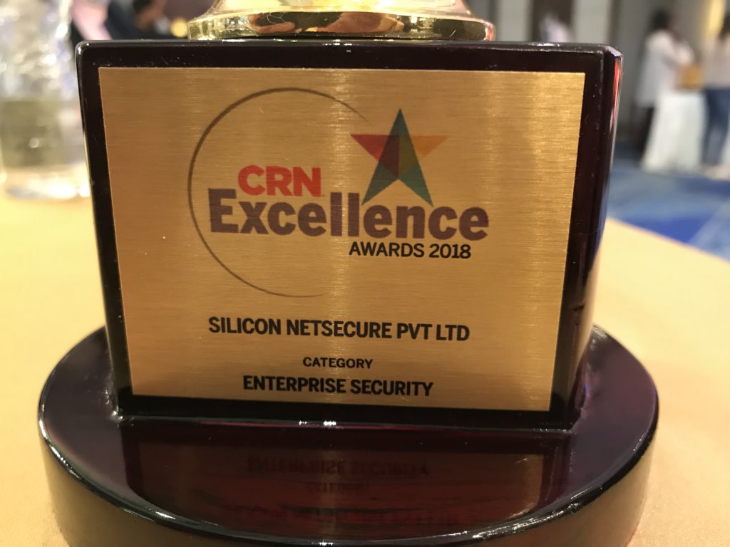 Tushar0505's tweet image. We are pleased to inform that Silicon Netsecure had won award in &apos;Enterprise Security&apos; category by @crndotin. Thank you jury of the CRN Channel Leadership Awards, our Beloved Employees &amp;amp; Customers for making this happen. @NivedanPrakash @Srikrp
@IsodaIndia
#CRNCLS #CyberSecurity