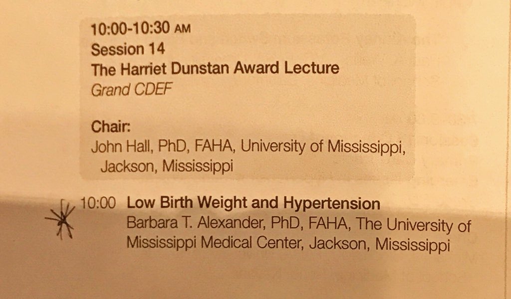 Dr. Barbara Alexander from <a href="/UMMCnews/">The University of Mississippi Medical Center</a> receives the HarrietDunstan Award at #Hypertension18. <a href="/AHAMeetings/">AHAMeetings</a>