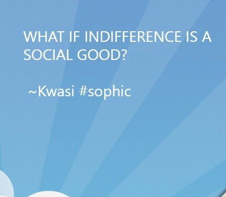 theblacklist's tweet photo. What if
Indifference
Is
A
Social
Good? ~Kwasi #sophic #kwasipix #indifference #socialgood https://t.co/X92Zx5z7HH
