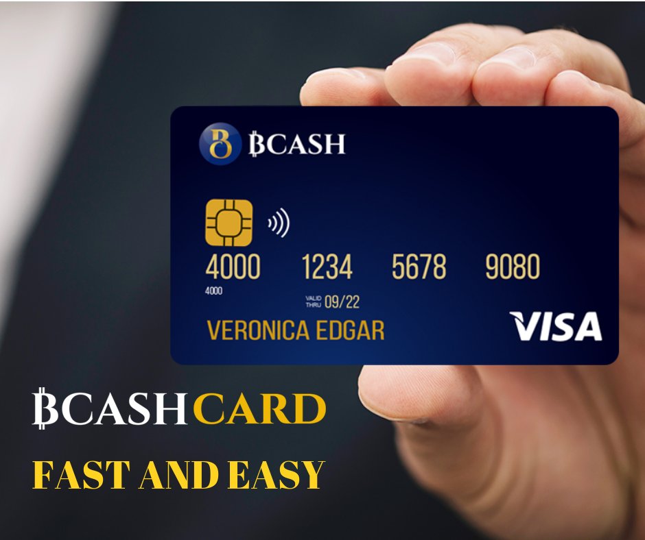 bcashpay's tweet photo. Bcashcard fast and easy
https://t.co/huwdYeMvWV

#BcashPay #payament #BcashATM #Bcashmerchants https://t.co/AEJ6CtLQsE