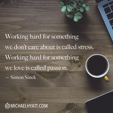 Work hard for your passion.