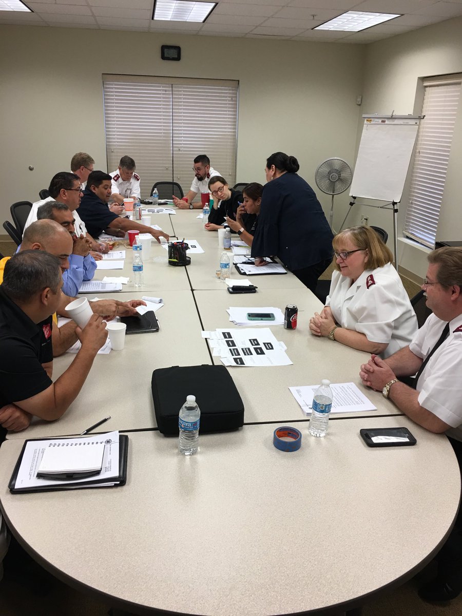 #ICS #training at ⁦<a href="/salarmysatx/">Salvation Army SATX</a>⁩ today.  Getting Prepared!!! ⁦<a href="/SalArmyEDS/">Salvation Army EDS</a>⁩