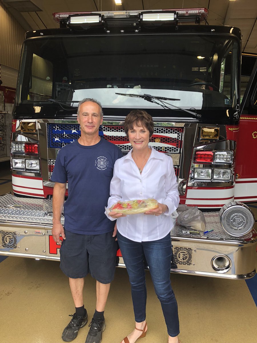 quinn4senate's tweet photo. Only an hour left to pick up your hoagies at the Chalfont Fire Company! https://t.co/GYy2JMtM0d