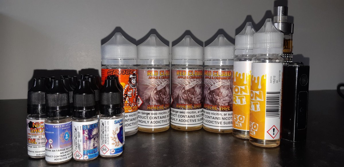 NTorranoHarling's tweet photo. For any #vapers who follow me check out @apachevape1 they have great flavours and big discounts on at the moment, plus fast delivery. I've been buying from them for the past couple of years.1st class service #bluechipcompany #vapefam #ejuice #discounts https://t.co/6f9IC5qqfc