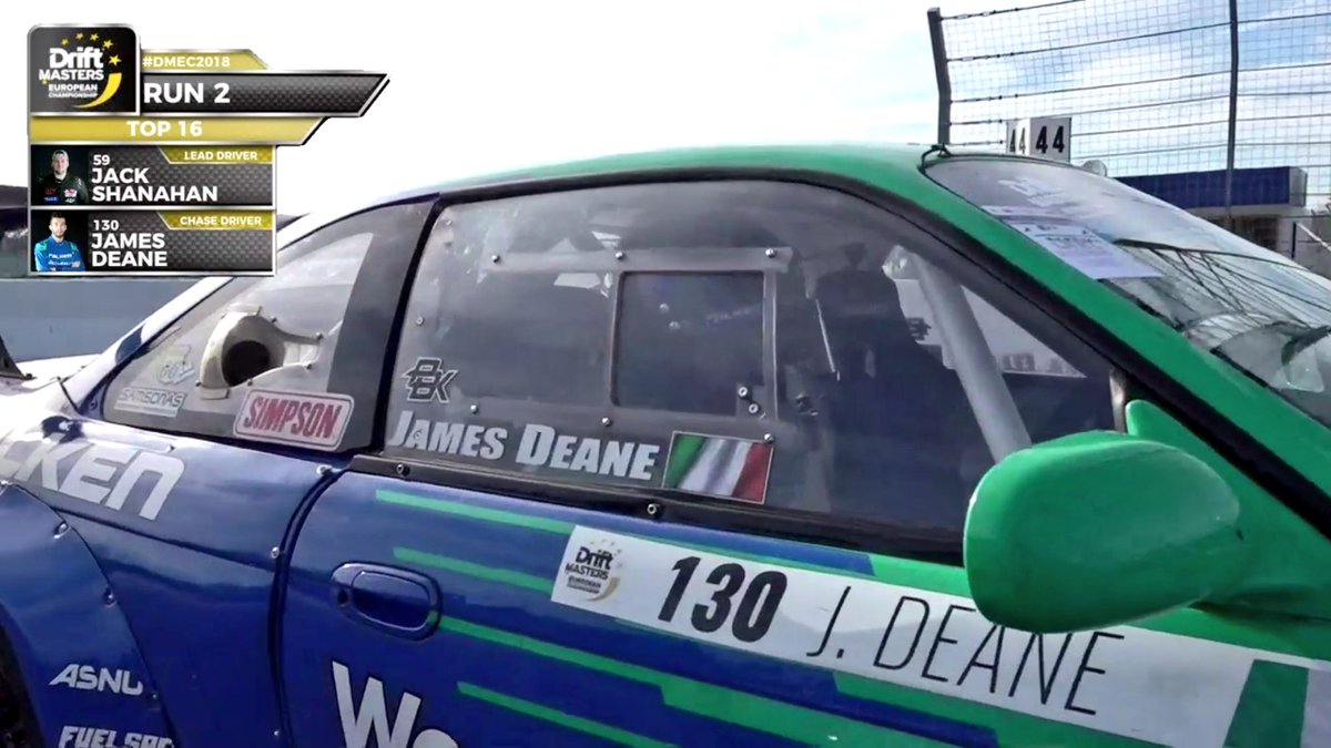 mssrfcali's tweet photo. Congrats @JamesDeane130 on winning 2018 Drift Masters European Championship!! ๐๐พ๐ฎ๐ช So happy for you! You make Ireland so proud as always! Well deserved JD! ๐๐ผโ๏ธ #DMEC2018 @worthousedrift @FalkenTyres @FalkenTire #driftmastersgp https://t.co/nPJpK8ieez