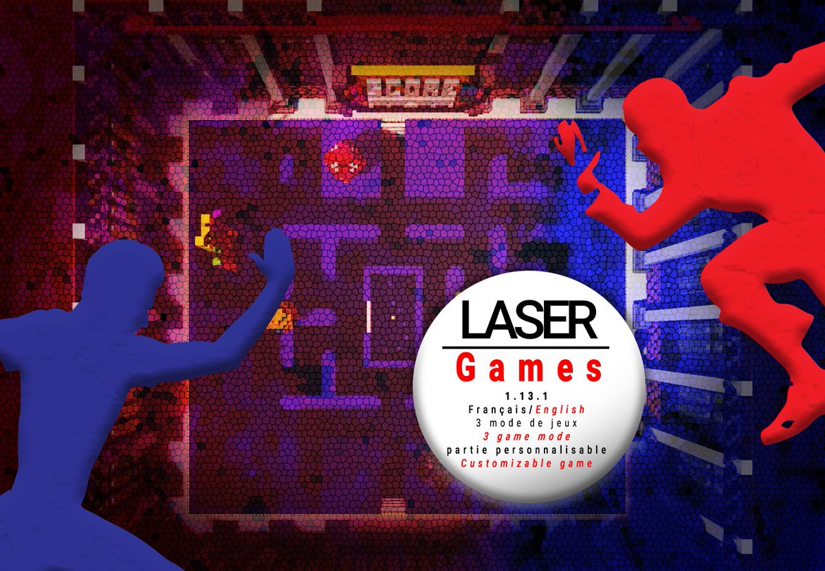 TeamCr3art's tweet photo. Nouvelle Map | New Map  [1.13.1]

  ➡️ Laser game in #Minecraft 🎆🔫

Download : https://t.co/BGBszP3cxe https://t.co/K06J3nJl9H