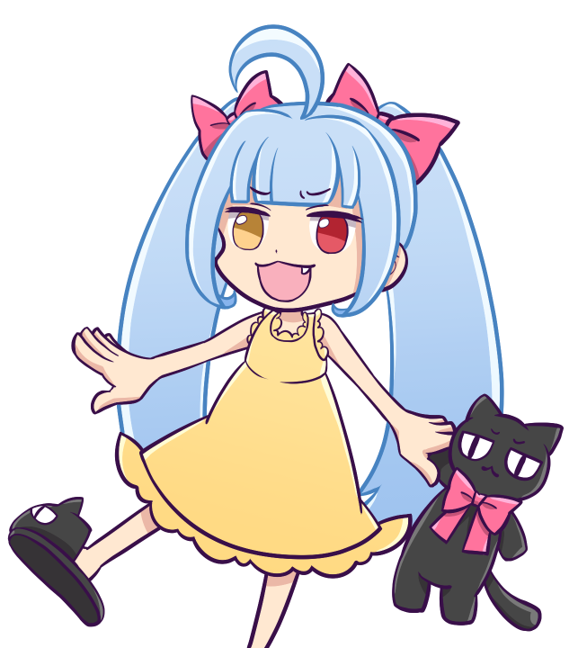 餅米魂 ぷよクエliveのときのサムネ用に描いたぷよクエ風の3人 ポーズは一部元のキャラをトレスしたよ 描いた人 ゆきの Dwd