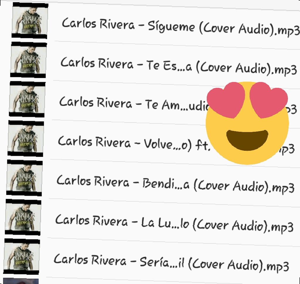 rafamuga's tweet photo. @_CarlosRivera   tu musicá es magia para mis oidos ❤❤❤#guerra simplemente lo maximó mis favoritás #sigueme ❤ #seriamásfacil  #volvere asta a horita no paró de escucharlas 👏👏👏 https://t.co/uZTAivD3Vq