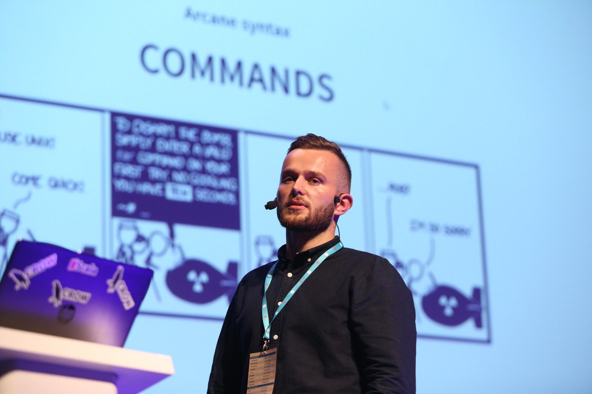Last but not least <a href="/Krever01/">Voytek Pituła 💙/💛/🖤</a> with his speech "That's enough, Bash. That's enough". What a great way to close the SW 2018 conference :)
#scala #functionalprogramming #catchthewave